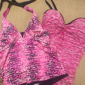 27❤️ Free Country Pink multi Tankini bundle